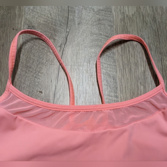 Victoria Sport Coral Pink Sports Bra Mesh Detail - Picture 7 of 7